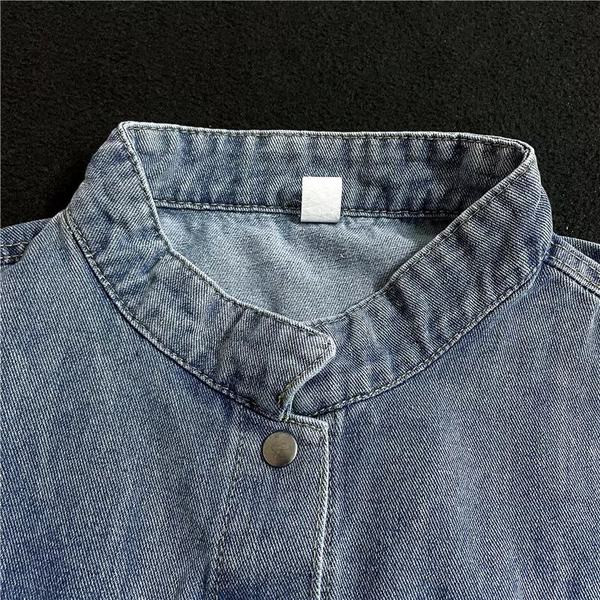 Ženski traper prsluk sa džepom