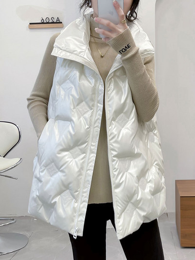 Vesta casual dama cu guler