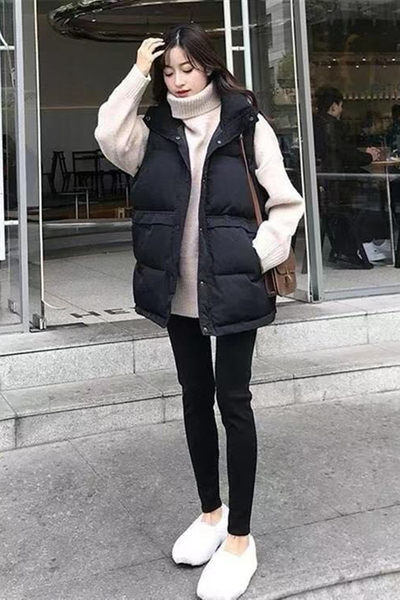 Dviejų spalvų moteriška liemenė