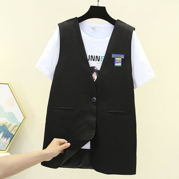 Vesta eleganta de dama cu broderie