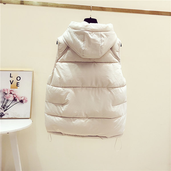 Alkalmi női kapucnis mellény