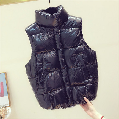 Moteriška spalvinga liemenė aukšta apykakle