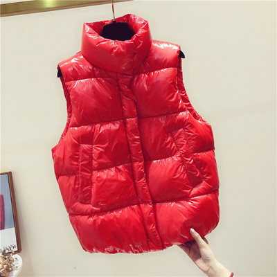 Moteriška spalvinga liemenė aukšta apykakle