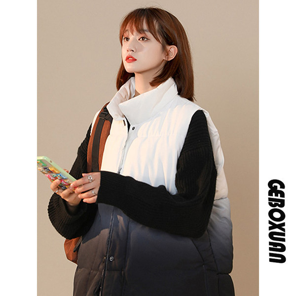 Moteriška laisvalaikio vaivorykštinių spalvų liemenė