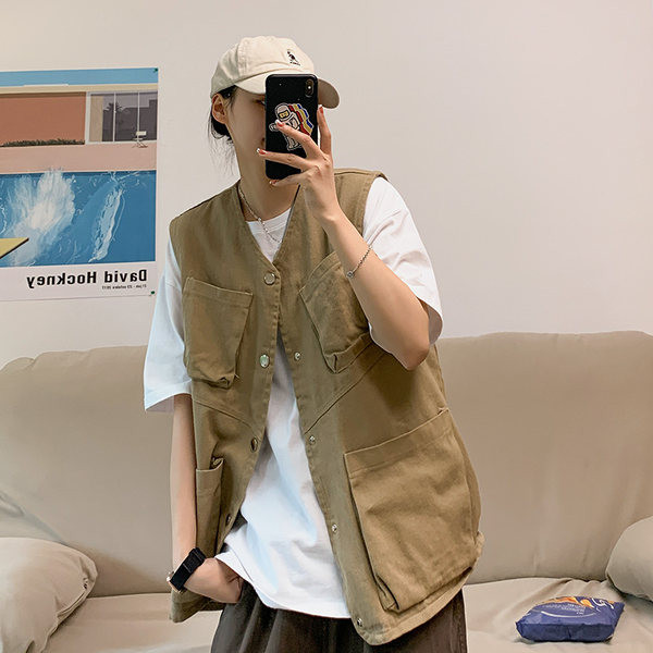 Vékony, munkára alkalmas női mellény