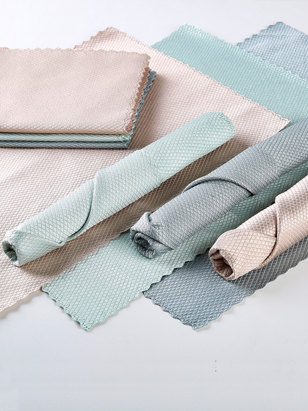 5/10 vnt Virtuvės rankšluosčių mikropluošto riebalų valymo šluostės langų stiklams automobilių grindų skudurams dubens indams keraminių plytelių servetėlės virtuvės įrankis