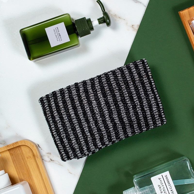 Japanska trljajuća krpa za kupanje Najlonski ručnik Četka za leđa Ručnici Piling spužva za tuširanje Tijelo Kupaonski pribor