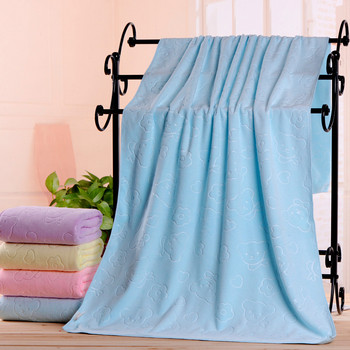 Микрофибърна абсорбираща кърпа мека плажна кърпа за душ мека баня за възрастни бързосъхнеща кърпа кърпи за баня 70x140см