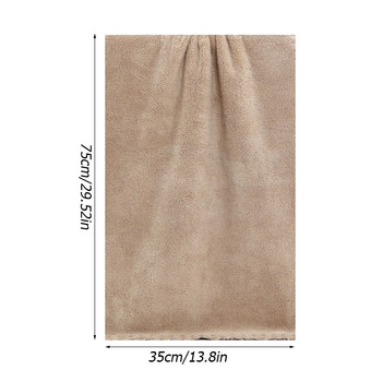 Луксозна голяма кърпа 70x140 см абсорбираща бързосъхнеща кърпа за баня абсорбираща мека комфортна микрофибърна дишаща кърпа за плаж