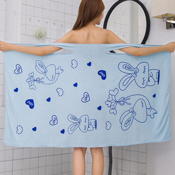 Микрофибърна мека кърпа за баня Модни дамски секси бързосъхнещи магически спа халати за баня Пране на дрехи Плажни рокли