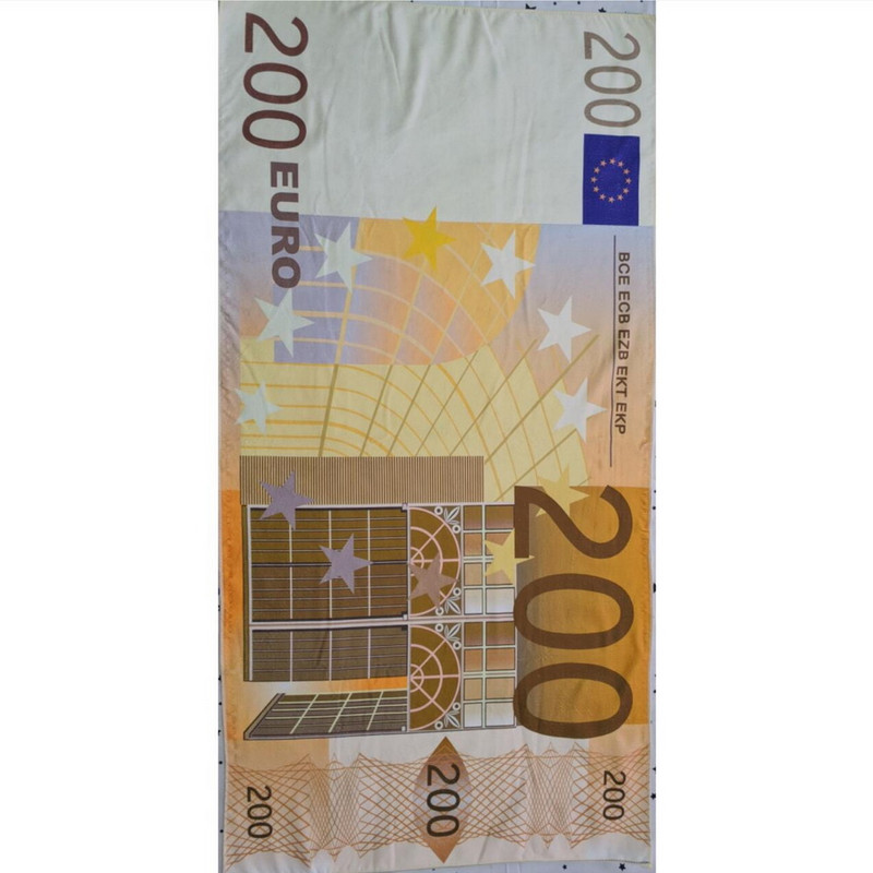 Δολάριο ΗΠΑ USD Design Πετσέτα μπάνιου Microfiber 70*140 cm, Dropshipping