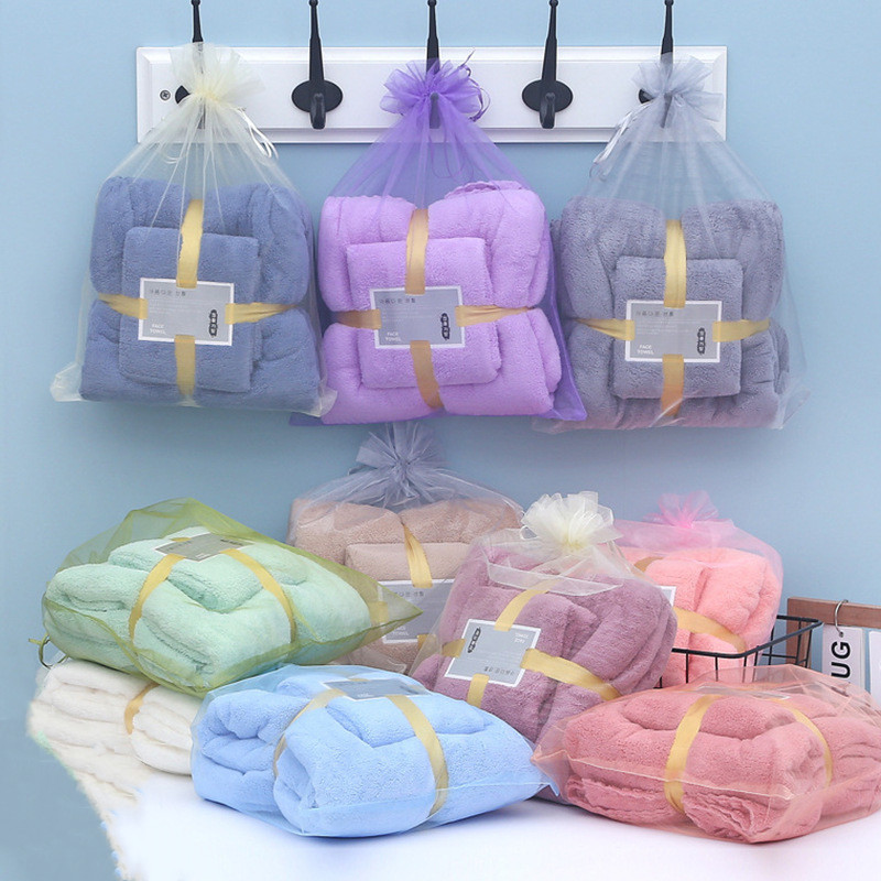 Veliki set ručnika za kupanje Kosa Sušenje lica Ljepota Pranje Fitnes za odrasle Koralj Baršun Sport Putovanje na otvorenom Soba za plažu Ručnik za kućanstvo Hotel