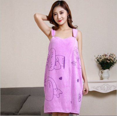 Prosop de baie moale din microfibră, la modă pentru femei, sexy, purtabil, uscare rapidă, baie magică, halate de baie pentru plajă, spa, spălarea hainelor Rochii de plajă