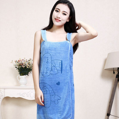 Prosop de baie moale din microfibră, la modă pentru femei, sexy, purtabil, uscare rapidă, baie magică, halate de baie pentru plajă, spa, spălarea hainelor Rochii de plajă