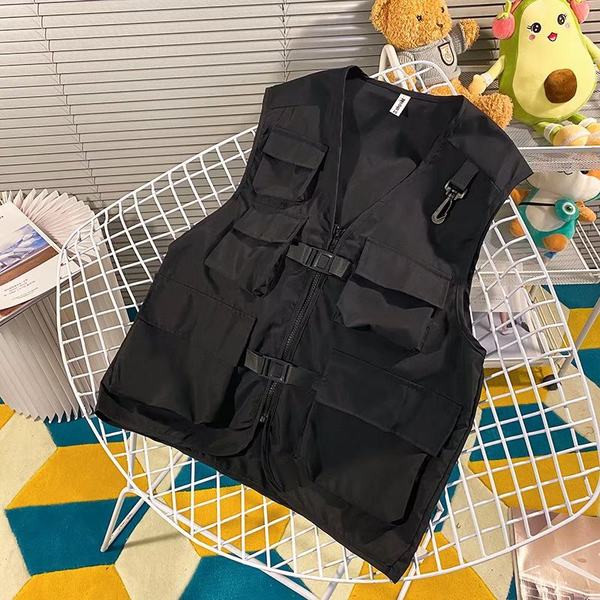 Vestă vintage de damă cu decolteu în V și buzunar