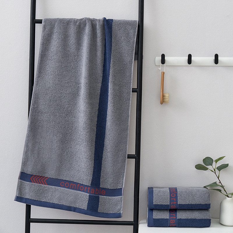 Kiváló minőségű tiszta pamut zongorarács Jacquard mosogatórongy Fürdőszoba törölközők Fürdőköpeny Strand napfürdő Nagy törölköző Edzőterem Jóga Sport %