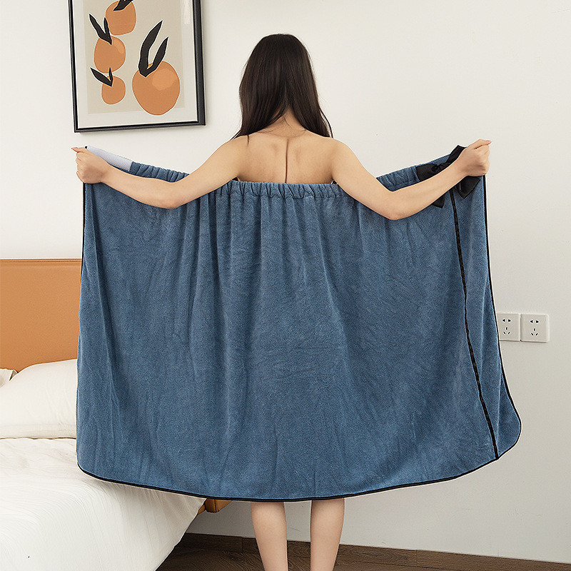 Juoda Big Bow koralų vilnos vonios rankšluosčių suknelė, moteriška, sugerianti žiemą, nešiojama įvyniojama suaugusiems, didelis rankšluostis, vonios kambario dušo reikmenys