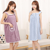 Mekani ručnik za kupanje od mikrofibre Modni ženski seksi nosivi brzosušivi čarobni kupaći ogrtači za kupanje Pranje odjeće Haljine za plažu