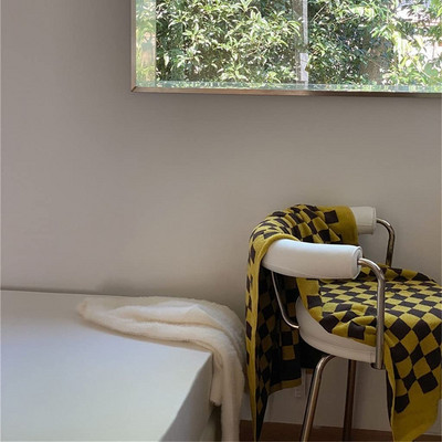 Super upijanje vode retro šahovski ručnik za lice za ruke, brzo sušenje Odgovarajući pamučni hotelski ručnik s dugim spajalicama