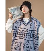 Vesta de dama cu broderie si decolteu in V