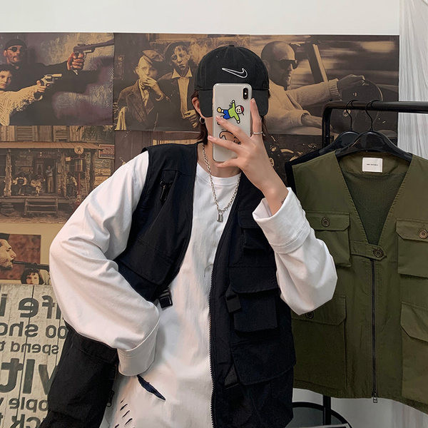 Vyriška liemenė su užtrauktuku ir kišene