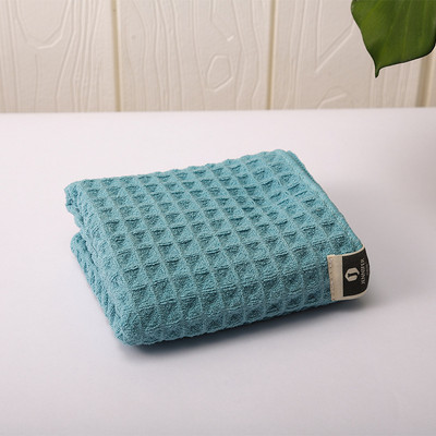 Mosodo Waffle Cotton Vonios rankšluosčiai Minkštas mikropluošto plaukų džiovinimo rankšluostis vonios kambariui Dušo įvyniojimas skalbimo šluoste plaukimo paplūdimyje Cover up