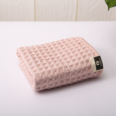 Mosodo Waffle Cotton Vonios rankšluosčiai Minkštas mikropluošto plaukų džiovinimo rankšluostis vonios kambariui Dušo įvyniojimas skalbimo šluoste plaukimo paplūdimyje Cover up