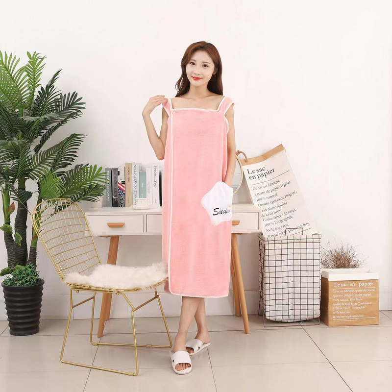 Hordható szuperfinom szálas fürdőköpeny női zuhany puha női fürdőlepedő felnőtteknek otthoni textil fürdőlepedők fürdőszoba