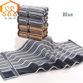 1vnt 100% medvilninis paplūdimio rankšluostis 34cm*75cm Patogus minkštas medvilninis dryžuotas vyriškas veido prausiklis