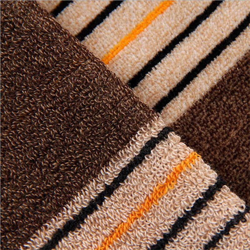 1vnt 100% medvilninis paplūdimio rankšluostis 34cm*75cm Patogus minkštas medvilninis dryžuotas vyriškas veido prausiklis