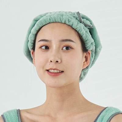 Prosop de baie din lână moale de corali magic, purtabilă, cu bretele pentru adulți, fustă de baie, bentiță, uscător de păr, șapcă de duș