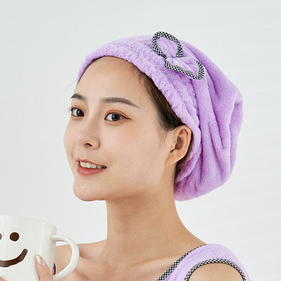 Prosop de baie din lână moale de corali magic, purtabilă, cu bretele pentru adulți, fustă de baie, bentiță, uscător de păr, șapcă de duș