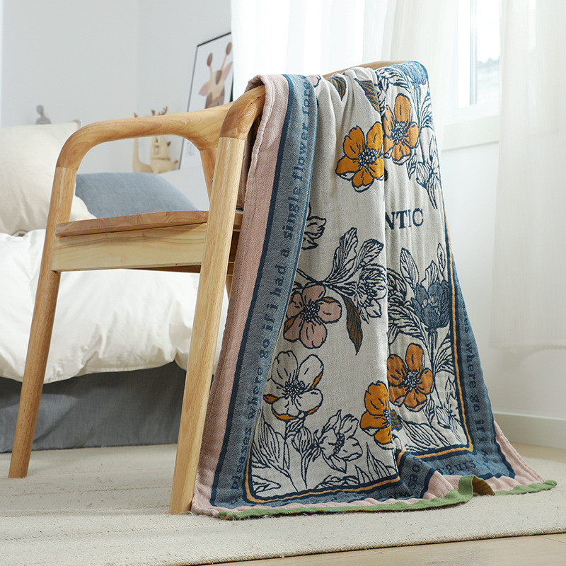 Luxus strandtörölköző utazási törölköző puha pamut muszlin nagy fürdőlepedő nedvszívó törölköző virágos gyerek takaró ingyenes kiszállítás