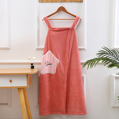 Női hordható mikroszálas fürdőköpeny zuhany női puha fürdőlepedő felnőtteknek Lady Lady Textil Fürdő- és szaunatörölközők Fürdőszoba