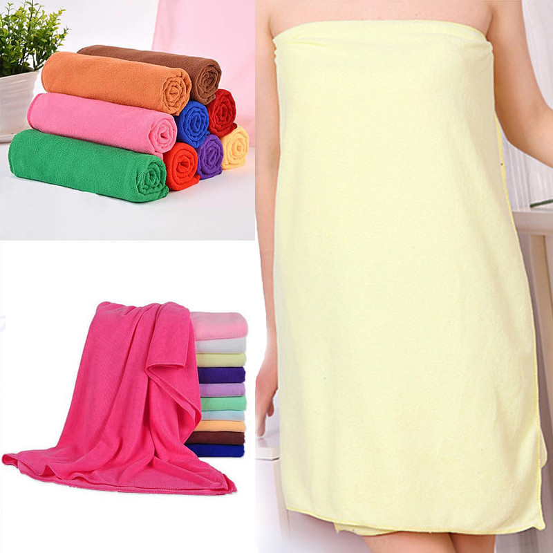 70 cm * 140 cm kelių spalvų vonios rankšluostis sportinis rankšluostis Supersoft mikropluošto paplūdimio mikropluošto sporto salės greitai džiūstantis audinys, ypač didelis