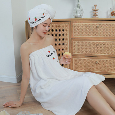 Hajtörölköző pakolás és fürdőköpeny szett, mikroszálas törölköző aranyos macska puha polár frottír fürdőtakaróval nőknek és gyereklányoknak