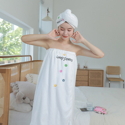 Hajtörölköző pakolás és fürdőköpeny szett, mikroszálas törölköző aranyos macska puha polár frottír fürdőtakaróval nőknek és gyereklányoknak