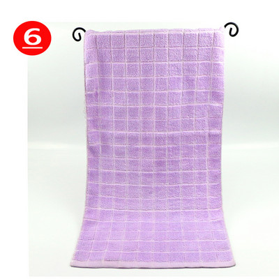 Grynos medvilnės suaugusiųjų veido rankšluostis Namų languotas vonios kambarys Sportinis medvilninis rankšluostis Storas minkštas sugeriantis rankšluostis 34x75 cm 1vnt/2vnt