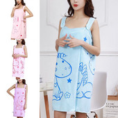 Nešiojami chalatai Moteriški vonios rankšluosčiai greitai džiūsta, minkšti ir nekenksmingi odai, sugeriantys vonios kambario pirties kilpiniai rankšluosčiai namų tekstilei