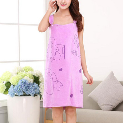 Nešiojami chalatai Moteriški vonios rankšluosčiai greitai džiūsta, minkšti ir nekenksmingi odai, sugeriantys vonios kambario pirties kilpiniai rankšluosčiai namų tekstilei