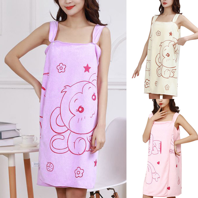 Nešiojami chalatai Moteriški vonios rankšluosčiai greitai džiūsta, minkšti ir nekenksmingi odai, sugeriantys vonios kambario pirties kilpiniai rankšluosčiai namų tekstilei