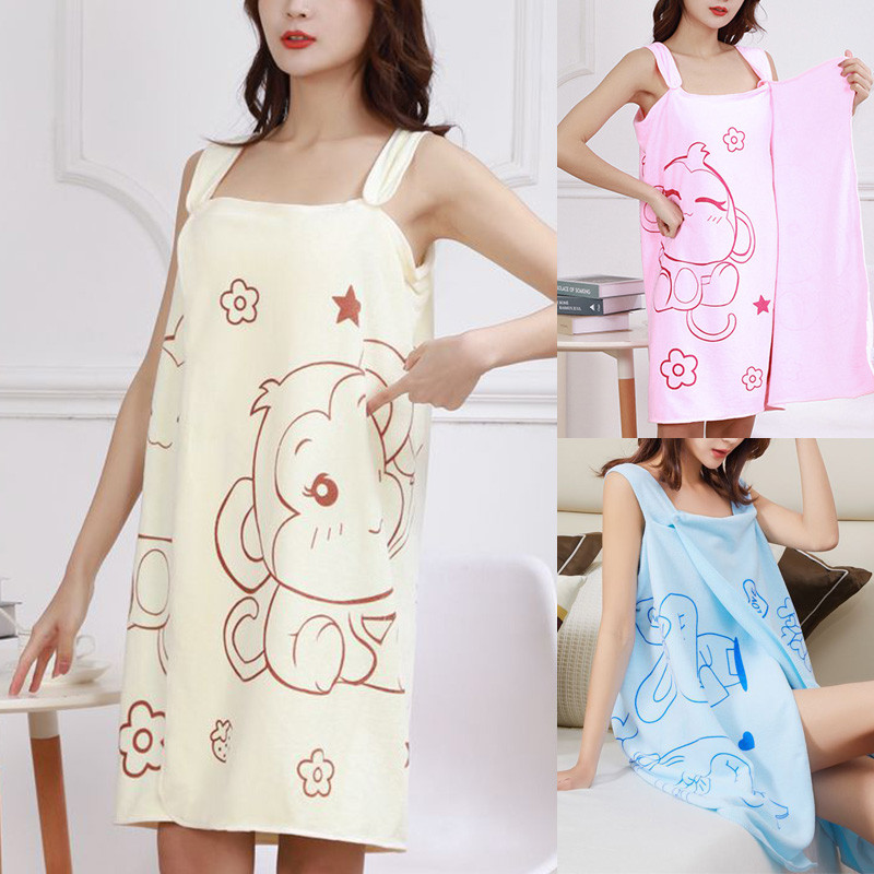 Nešiojami chalatai Moteriški vonios rankšluosčiai greitai džiūsta, minkšti ir nekenksmingi odai, sugeriantys vonios kambario pirties kilpiniai rankšluosčiai namų tekstilei