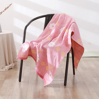 Cusack Bohemian gėlių minkštas medvilninis marlės rankšluostis 70*140 moterims, suaugusiems, vonios kambarys paplūdimyje Aukštos kokybės nemokamas pristatymas