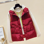 Ležeran ženski prsluk s patentnim zatvaračem i džepom