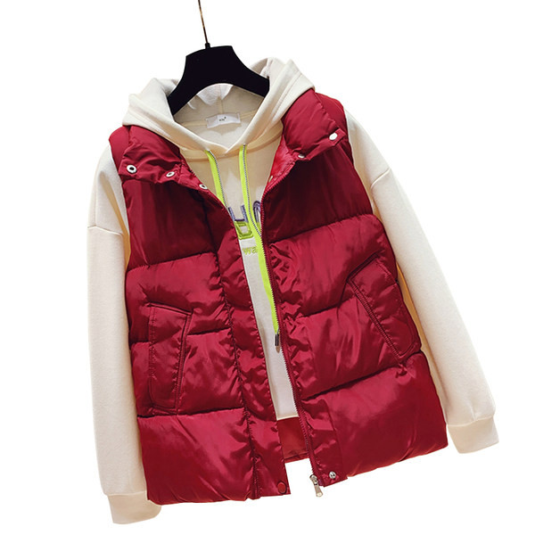 Ležeran ženski prsluk s patentnim zatvaračem i džepom