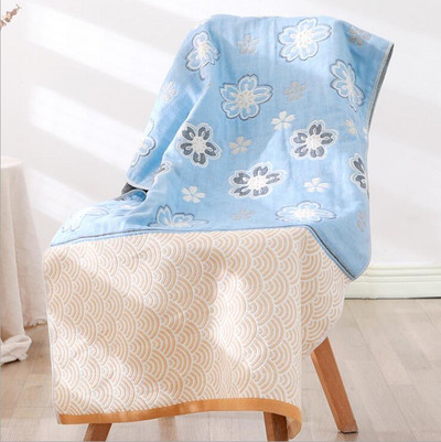 Bumbac care absoarbe apă pentru adulți împachetări de plajă, tifon, prosop de duș pentru baie, cu patru straturi, decorațiuni interioare