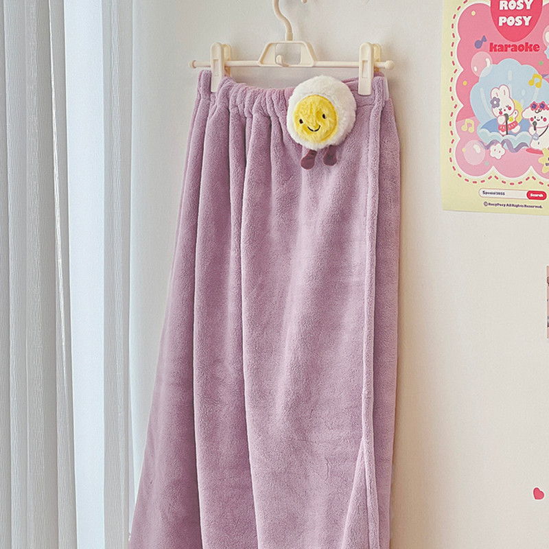 Prosop de baie din microfibră moale și moale, reglabil, spa saună, halat de baie pentru fete, cu absorbție de apă, uscare rapidă, prosop de păr de duș