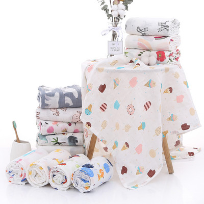 Baby Swaddle Warp Infant Kids Skin Friendly Muslin Βρεφική κουβέρτα μπάνιου για απαραίτητα είδη για νεογέννητα