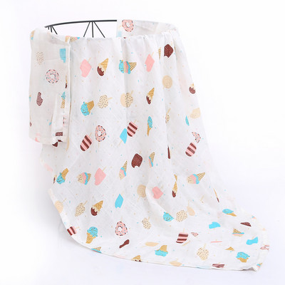 Babapólyás csecsemők bőrbarát muszlin babatakaró fürdőlepedők újszülöttek számára