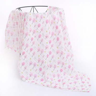 Babapólyás csecsemők bőrbarát muszlin babatakaró fürdőlepedők újszülöttek számára